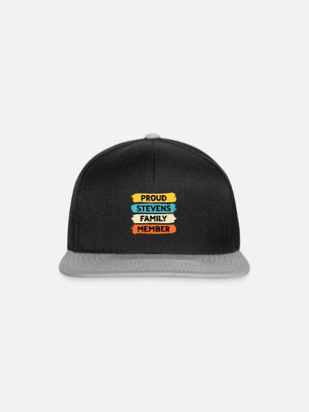 Stolzer Stevens - Snapback Cap - Schwarz/Grau