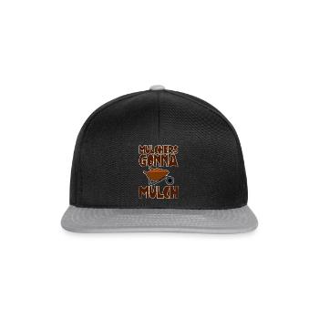 Broyeurs allant au paillis 2 - Casquette snapback - noir/gris - Devant