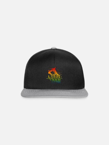 Sonnensittich Cardio - Snapback Cap - Schwarz/Grau