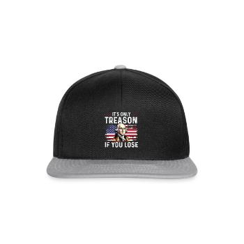Ce n’est qu’une trahison si vous perdez - 4 juillet - Casquette snapback - noir/gris - Devant