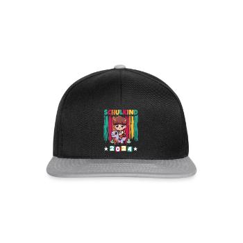 Inscriptions scolaires des élèves du primaire 2024 - Casquette snapback - noir/gris - Devant