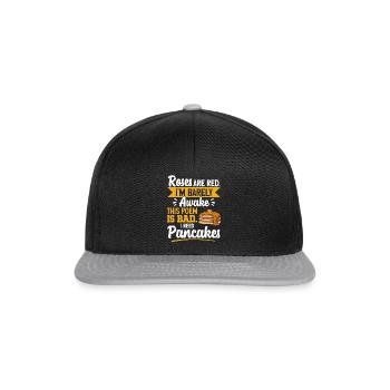 Pancake Breakfast Pancakes - Snapback Cap - black/grey - Front