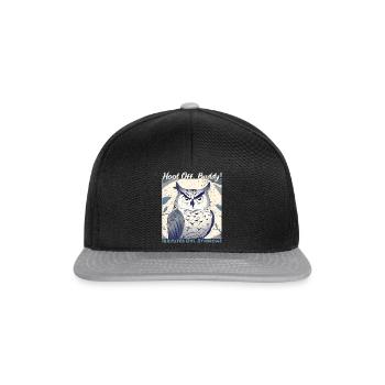 Irritated Owl-Buddy - Snapback Cap - black/grey - Front