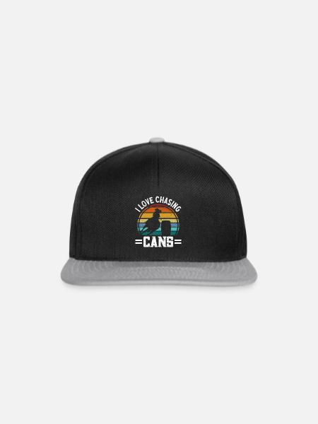 Rodeo Barrel Racing Pferd - Snapback Cap - Schwarz/Grau