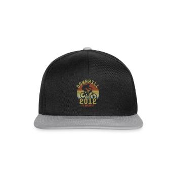 Birthday Downhill Bike Bike February 2012 - Snapback Cap - black/grey - Front