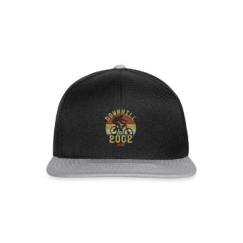 Birthday Downhill Bike Bike June 2002 - Snapback Cap - black/grey - Front