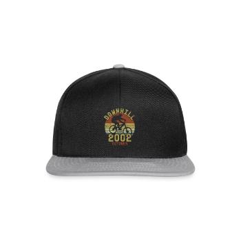 Birthday Downhill Bike Bike October 2002 - Snapback Cap - black/grey - Front