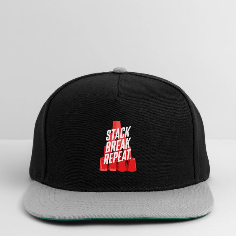 Stack Break Repeat Stacking Cups Speed Stacker Snapback Cap