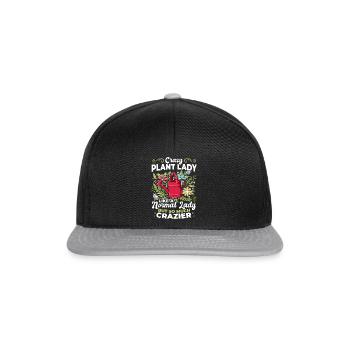 Plante folle dame Jardinière Fille - Casquette snapback - noir/gris - Devant