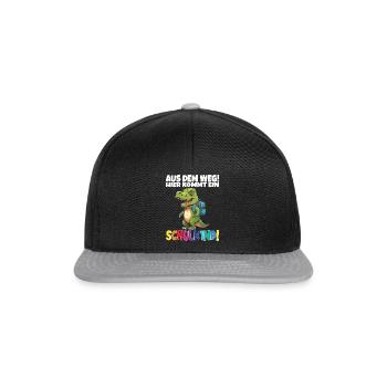 Écolier 2024 entrant à l'école - Casquette snapback - noir/gris - Devant