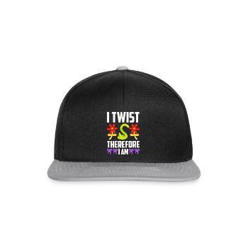 Ballon Twister Ballon Artiste Ballon Animaux - Casquette snapback - noir/gris - Devant