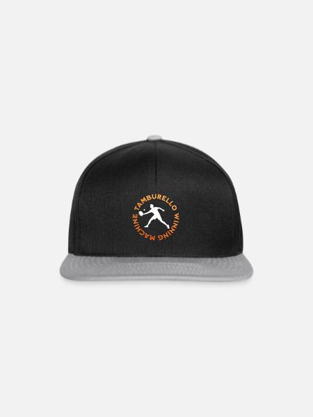 Tamburello Gewinner - Snapback Cap - Schwarz/Grau