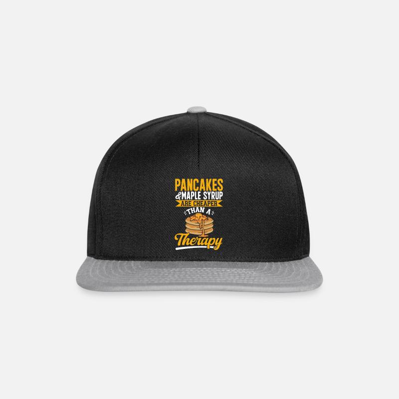 Pancake Breakfast Pancakes - Snapback Cap - black/grey
