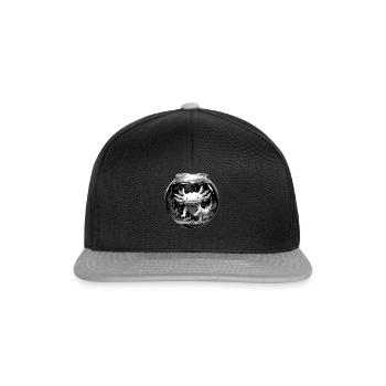 Axolotl - Snapback Cap - Schwarz/Grau - Vorne