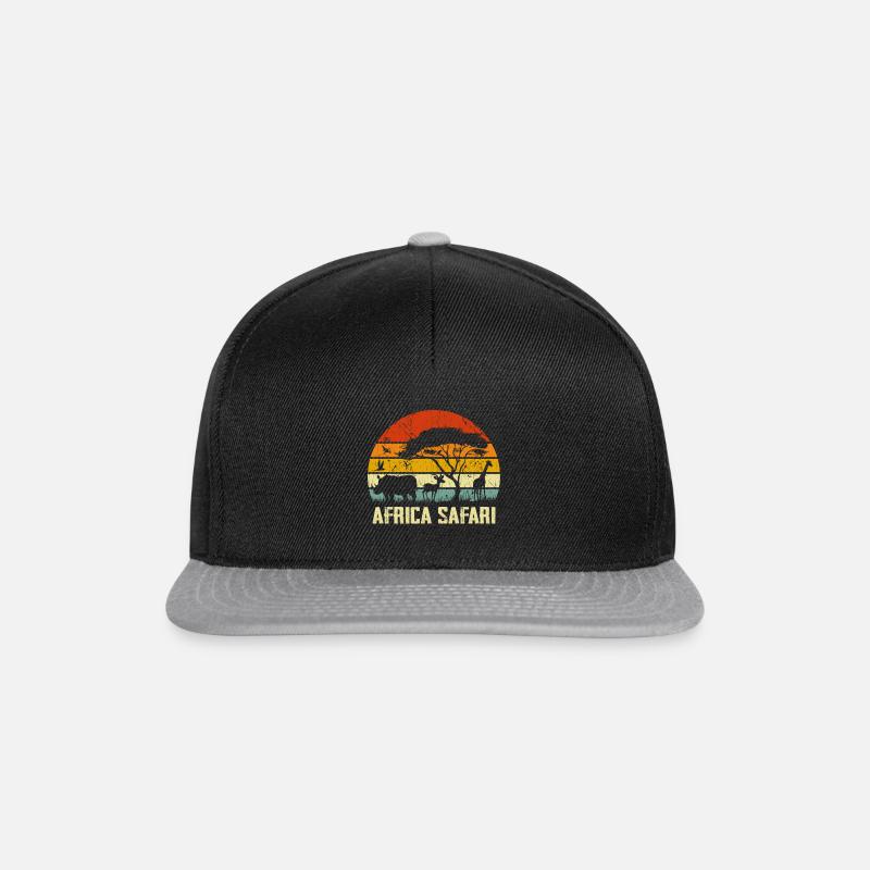 Explore the African Savannah - Snapback Cap - black/grey