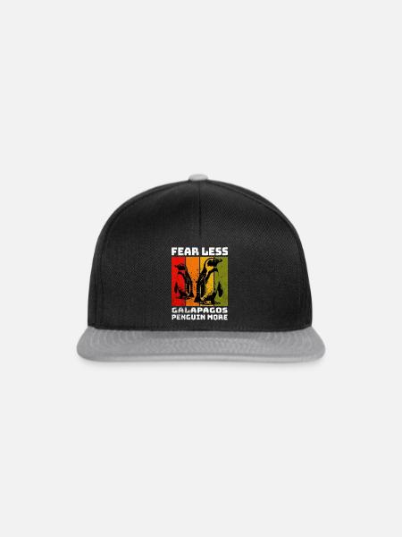 Galapagos Penguin Galapagos Pinguin - Snapback Cap - Schwarz/Grau