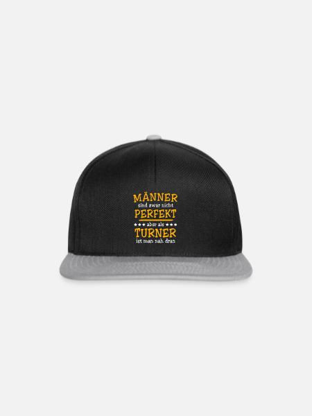 Turner Turnen - Snapback Cap - Schwarz/Grau