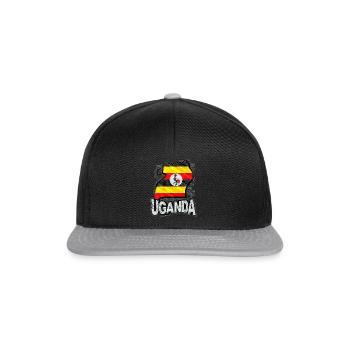 Uganda - Snapback Cap - black/grey - Front
