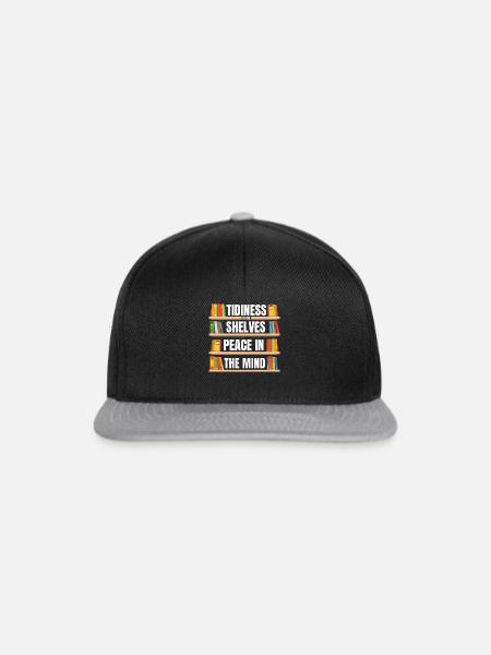 Bibliotheksassistent - Snapback Cap - Schwarz/Grau