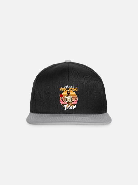 Ping Pong Papa - Snapback Cap - Schwarz/Grau