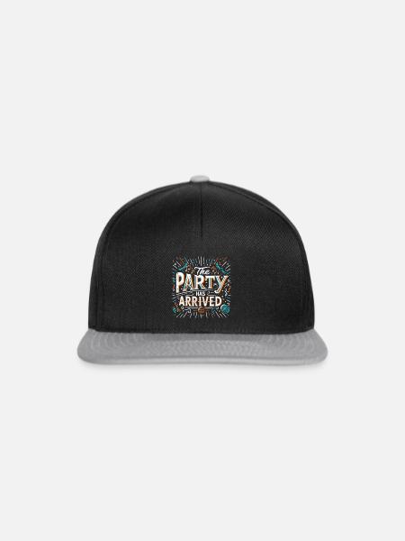 The Party Has Arrived 12 - Snapback Cap - Schwarz/Grau