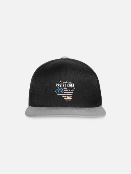 Konditor US - Snapback Cap - Schwarz/Grau