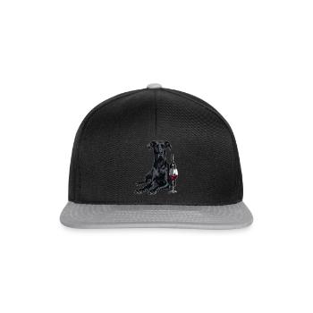 Dogue allemand - Casquette snapback - noir/gris - Devant
