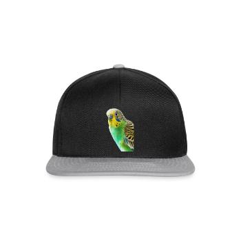Perruche ondulée - Casquette snapback - noir/gris - Devant