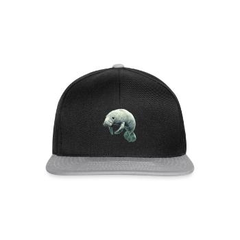 Seekuh Manatees Manatee - Snapback Cap - black/grey - Front