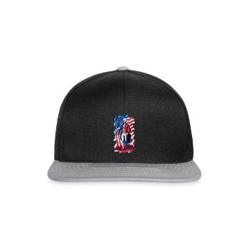 General George Washington - Snapback Cap - black/grey - Front