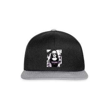Rebellious Nun Techno Party Hardstyle - Casquette snapback - noir/gris - Devant
