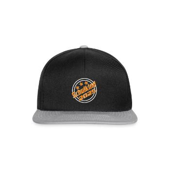 Schulkind 2025 Schulanfang Grundschule Kind - Snapback Cap - Schwarz/Grau - Vorne