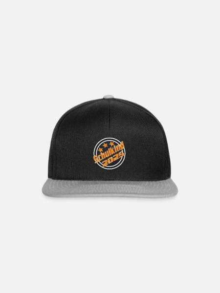 Schulkind 2025 Schulanfang Grundschule Kind - Snapback Cap - Schwarz/Grau