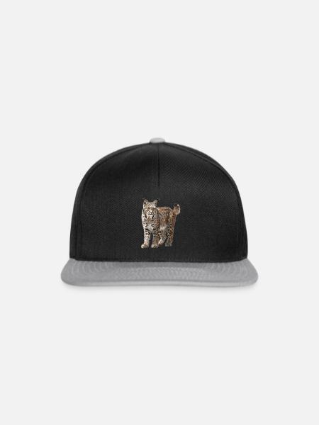 Bobcats Rotluchse Rotluchs Luchs - Snapback Cap - Schwarz/Grau