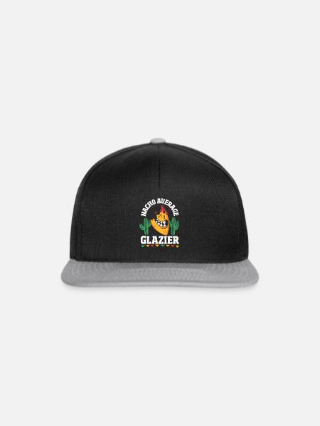 Glaser Geschenk - Snapback Cap - Schwarz/Grau