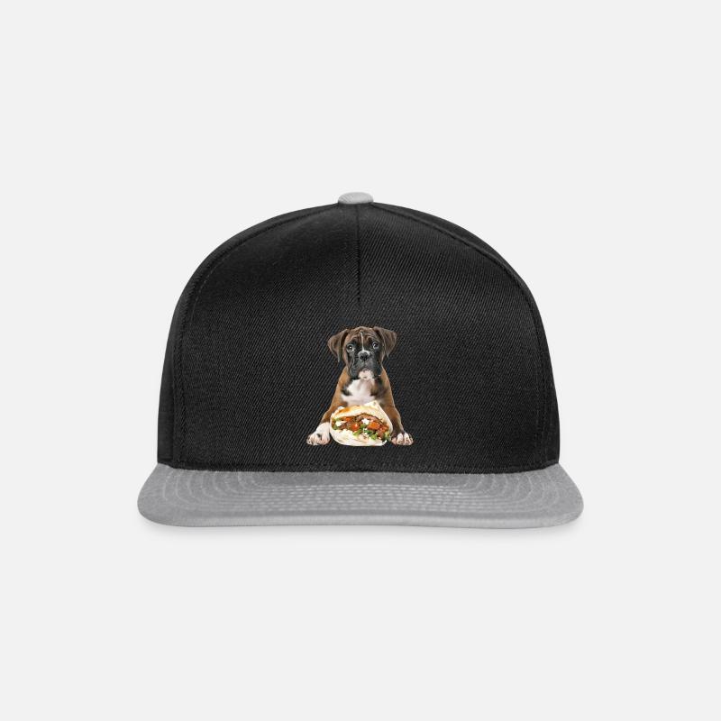 Boxer - Snapback Cap - Schwarz/Grau