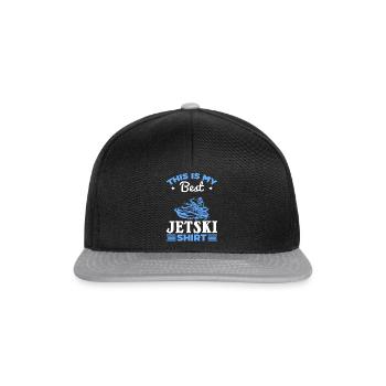 This is my best Jetski shirt Jetski Driver Jetski - Snapback Cap - black/grey - Front