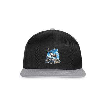 Caribou Karibus Karibu - Snapback Cap - Schwarz/Grau - Vorne