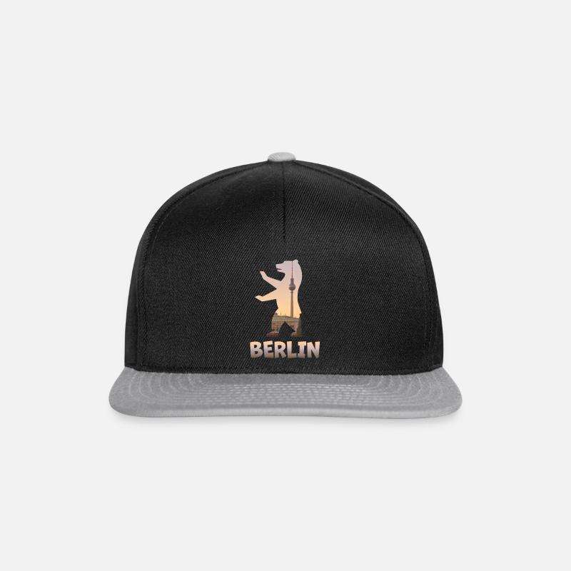 Berlin - Casquette snapback - noir/gris