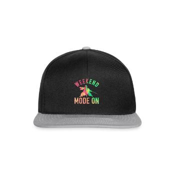 Kendo Weekend Mode On - Kendo Wrestling - Snapback Cap - Schwarz/Grau - Vorne