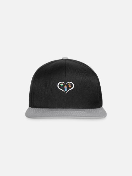 Lustiger Barkeeper Spruch Barkeeper Geschenk - Snapback Cap - Schwarz/Grau