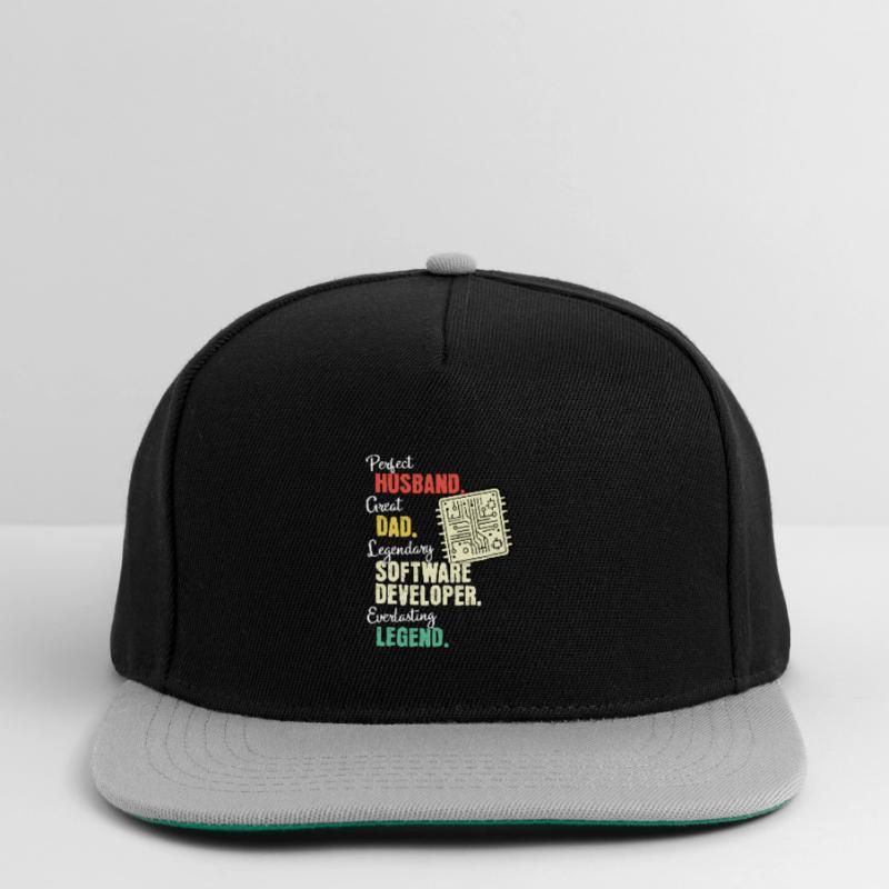 Software Developer Dad Snapback Cap