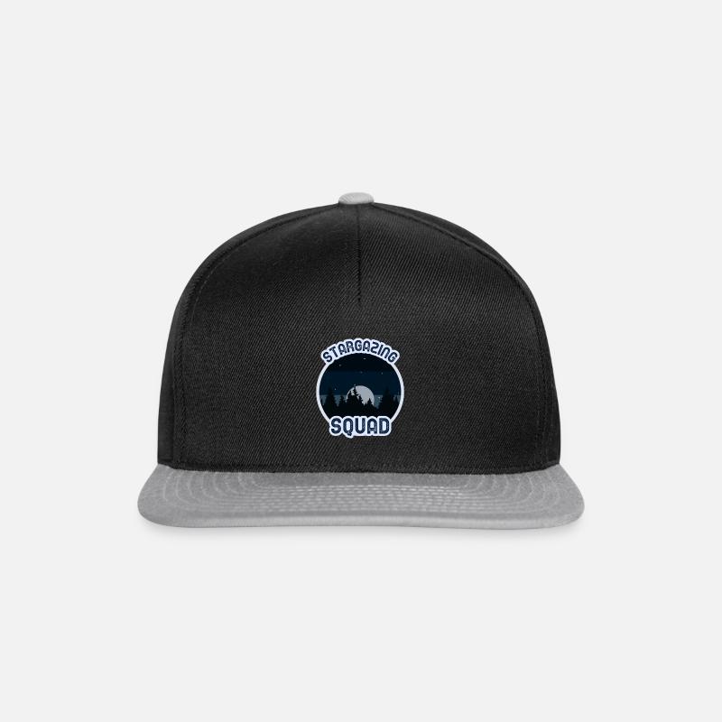 Stargazing Squad - Snapback Cap - black/grey