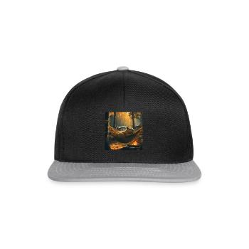 Wasserschwein - Snapback Cap - Schwarz/Grau - Vorne
