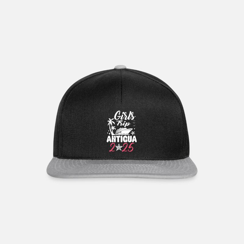Antigua 2025_ Mädchenreise_ Women's Matching Ge - Snapback Cap - black/grey