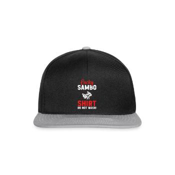 Chemise Lucky Sambo Ne lavez pas ! - Combattant de Sambo - Casquette snapback - noir/gris - Devant