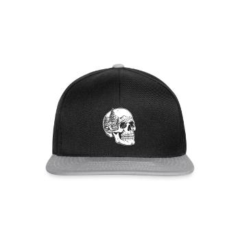 Nature Landscape Outdoor Hiking Mountain Lover - Snapback Cap - black/grey - Front