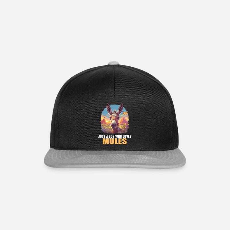 Maultiere Maultier - Snapback Cap - Schwarz/Grau