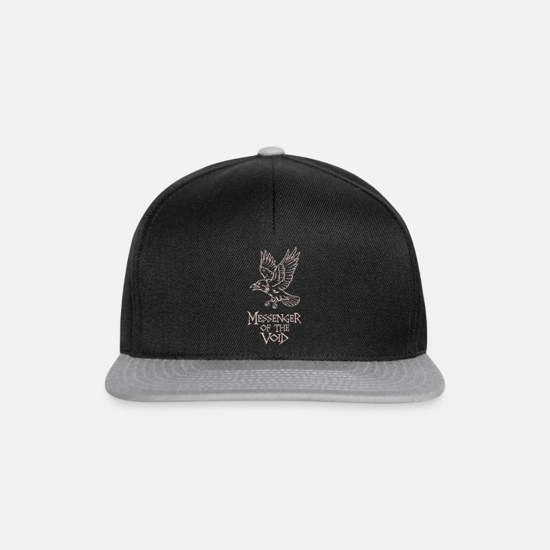 Botenvogel Der Leere Mystisch - Snapback Cap - Schwarz/Grau