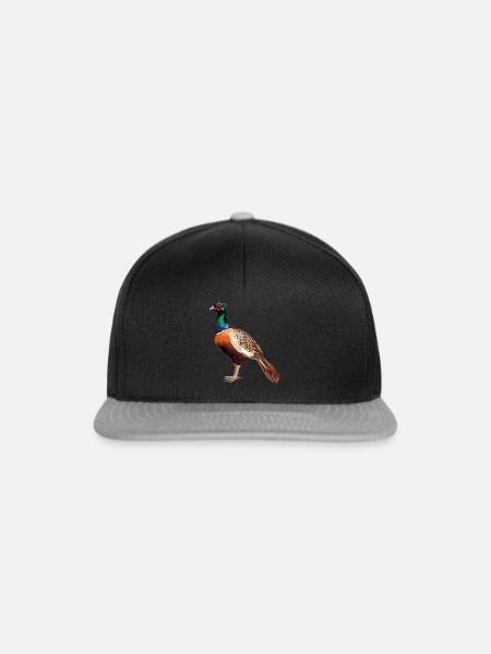 Fasane Fasan - Snapback Cap - Schwarz/Grau
